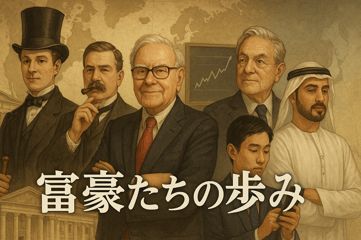 富豪たちの歩み